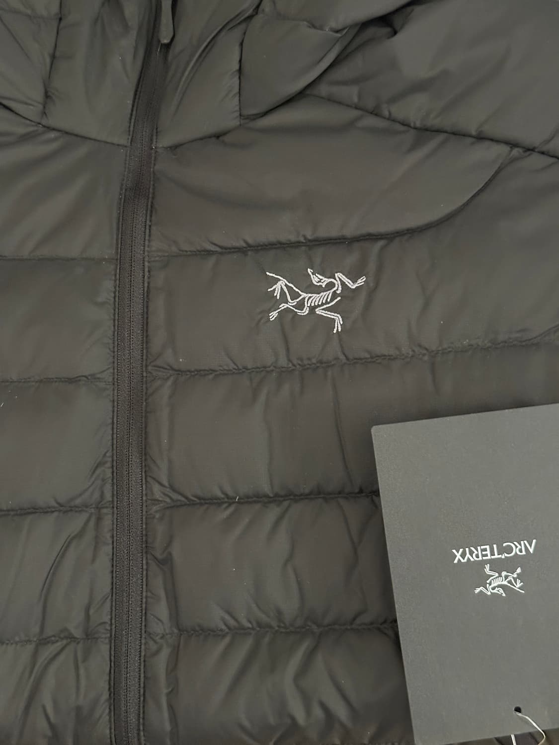 아크테릭스 세륨 후디 블랙 미디움 새제품 판매 상품이미지2