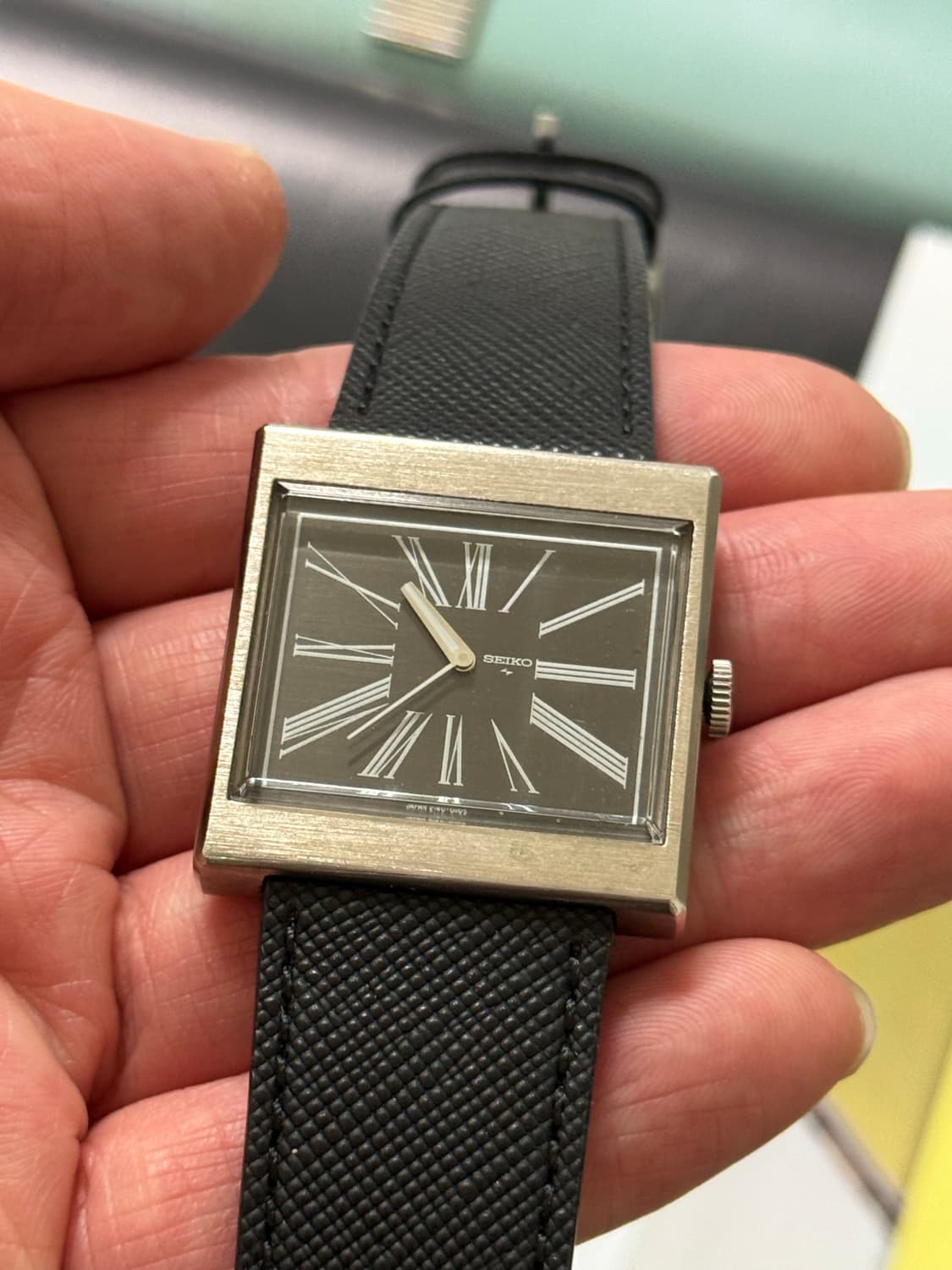 69s Seiko big square automatic Rare 상품이미지3