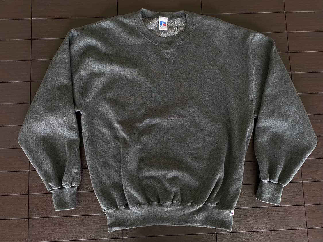 (XL) 90s 빈티지 러셀 스웻셔츠 다크그레이 상품이미지1