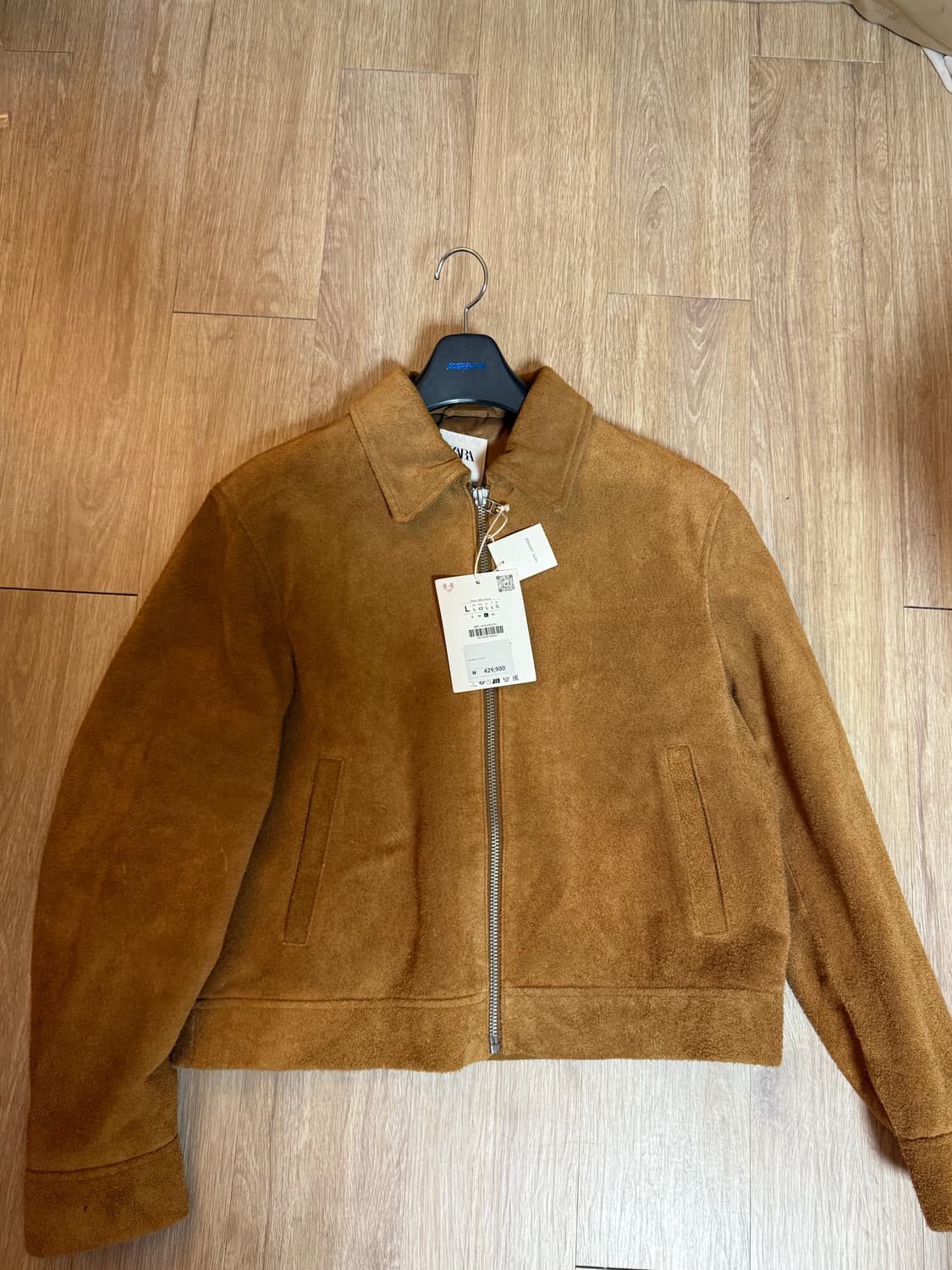 [L]자라 25ss Limited edition 스웨이드 가죽점퍼 상품이미지2