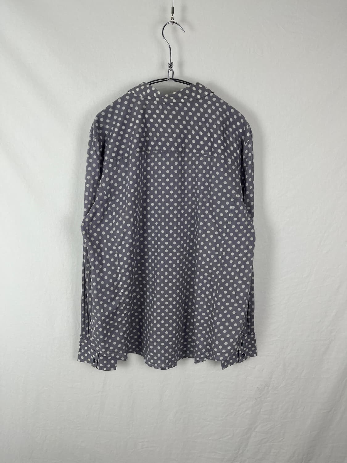 Vintage 퍼플컬러 도트 셔츠  상품이미지3