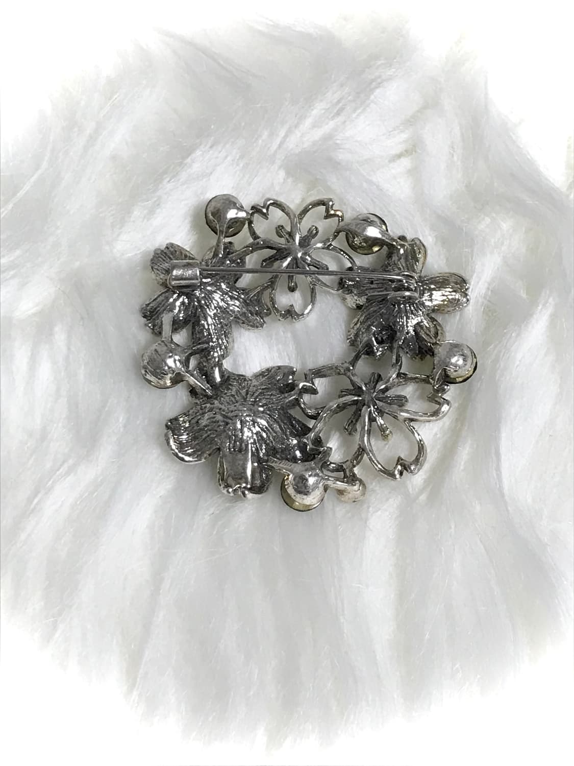 빈티지 오리엔탈 꽃 리스 브로치 상품이미지2