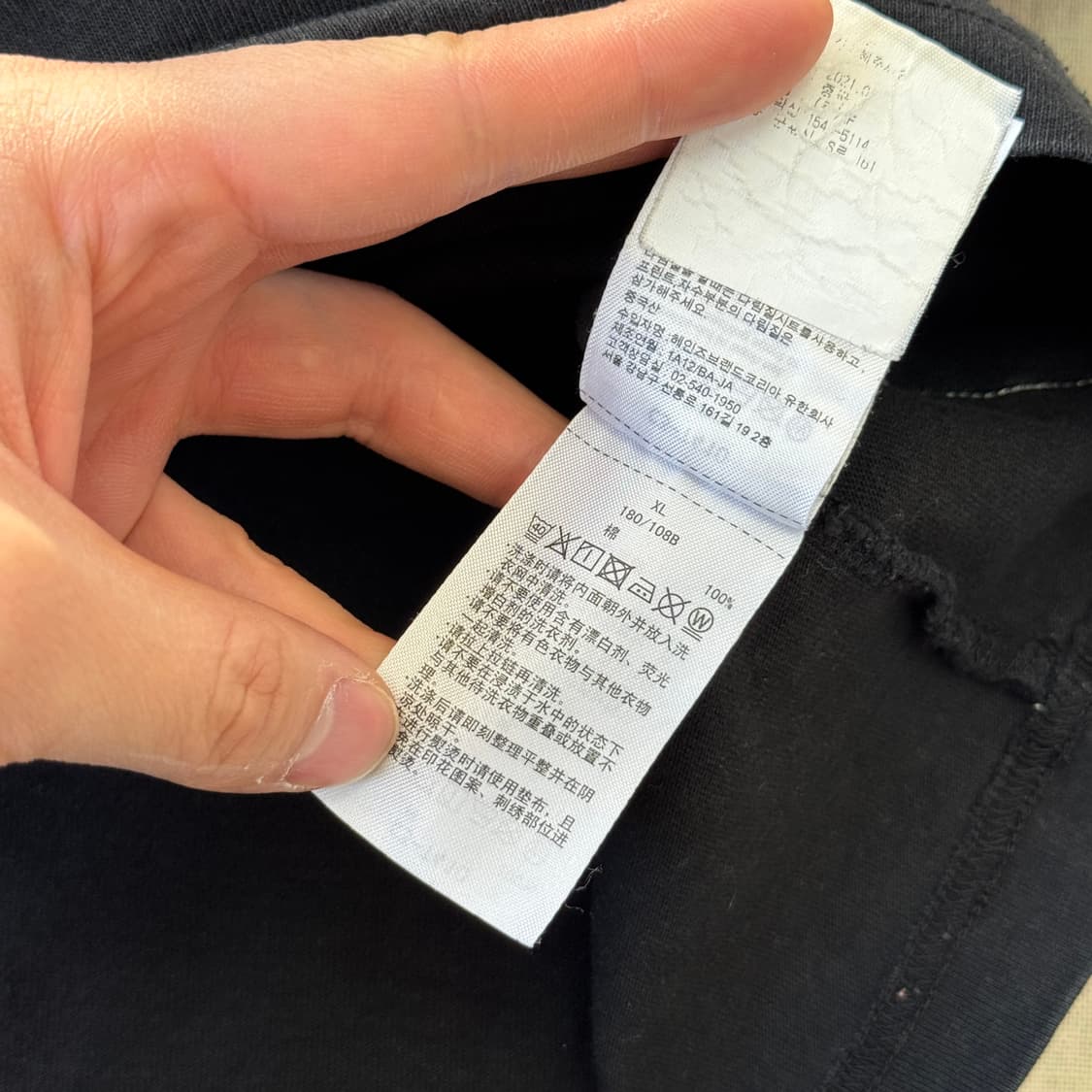 챔피온 오버 자수 포켓 롱슬리브 XL 상품이미지6