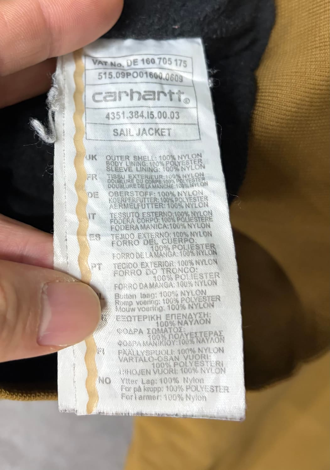 칼하트 브라운 봄버 자켓 상품이미지7