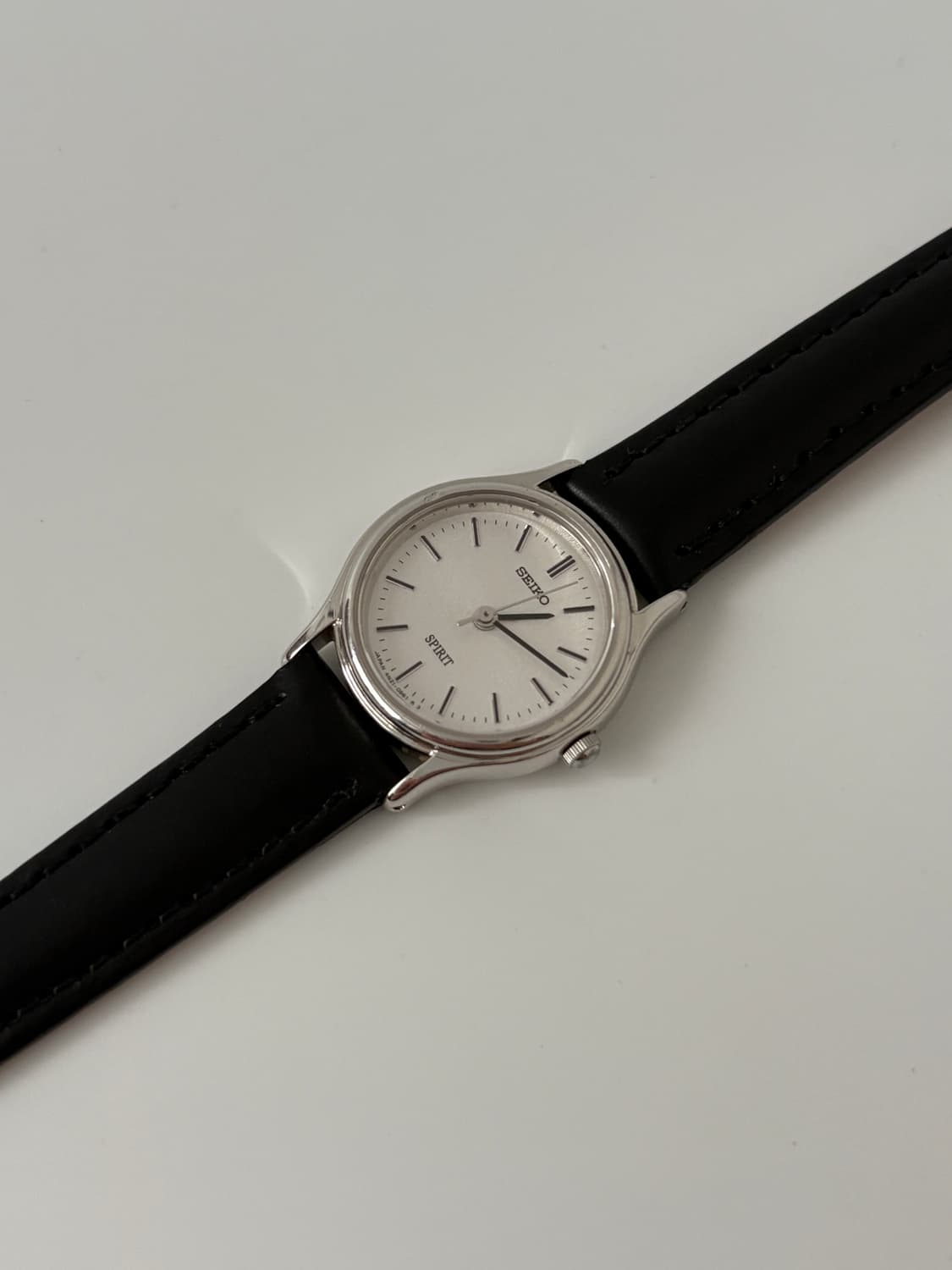 90s spirit snow dial silver ladies quart 상품이미지4
