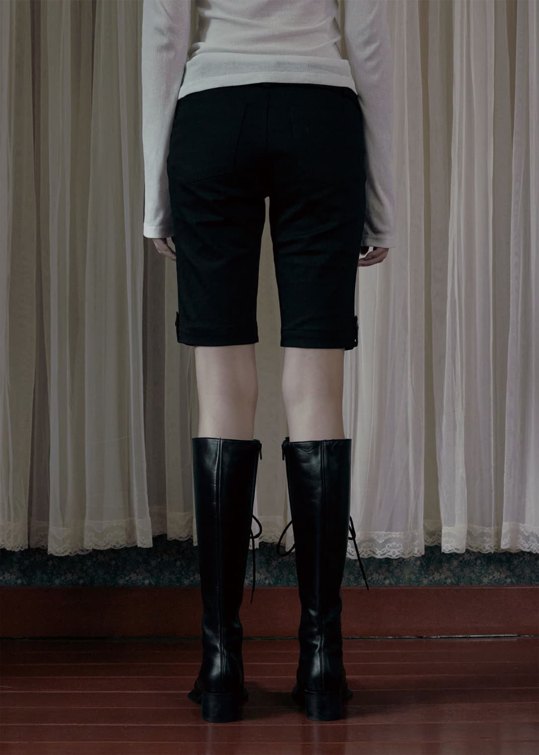 보헤미안서울 BELTED RIDING HALF PANTS 상품이미지7