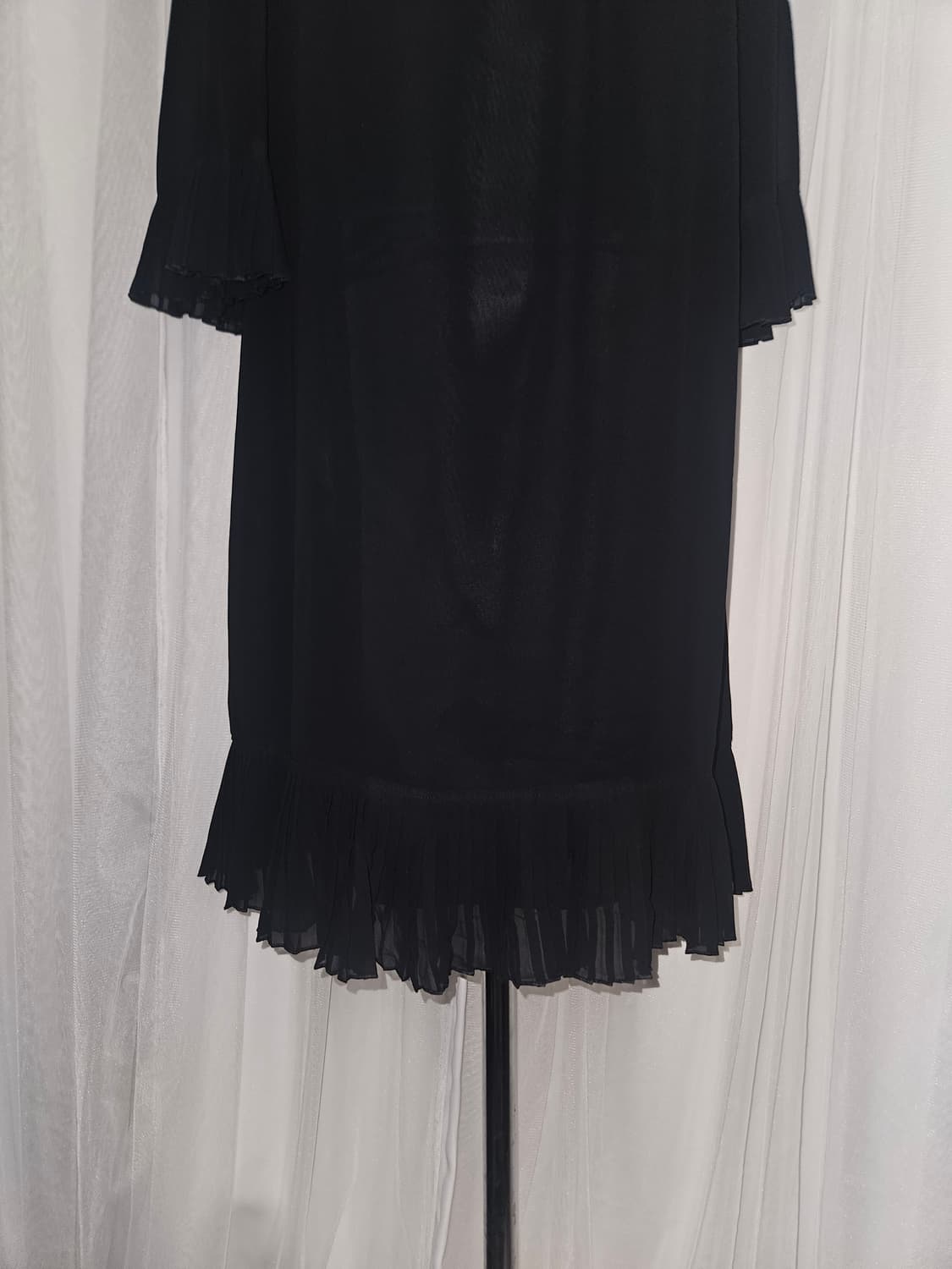 natural beauty 공겜여주🖤 빈티지 쉬폰 레이스 드레스 상품이미지4