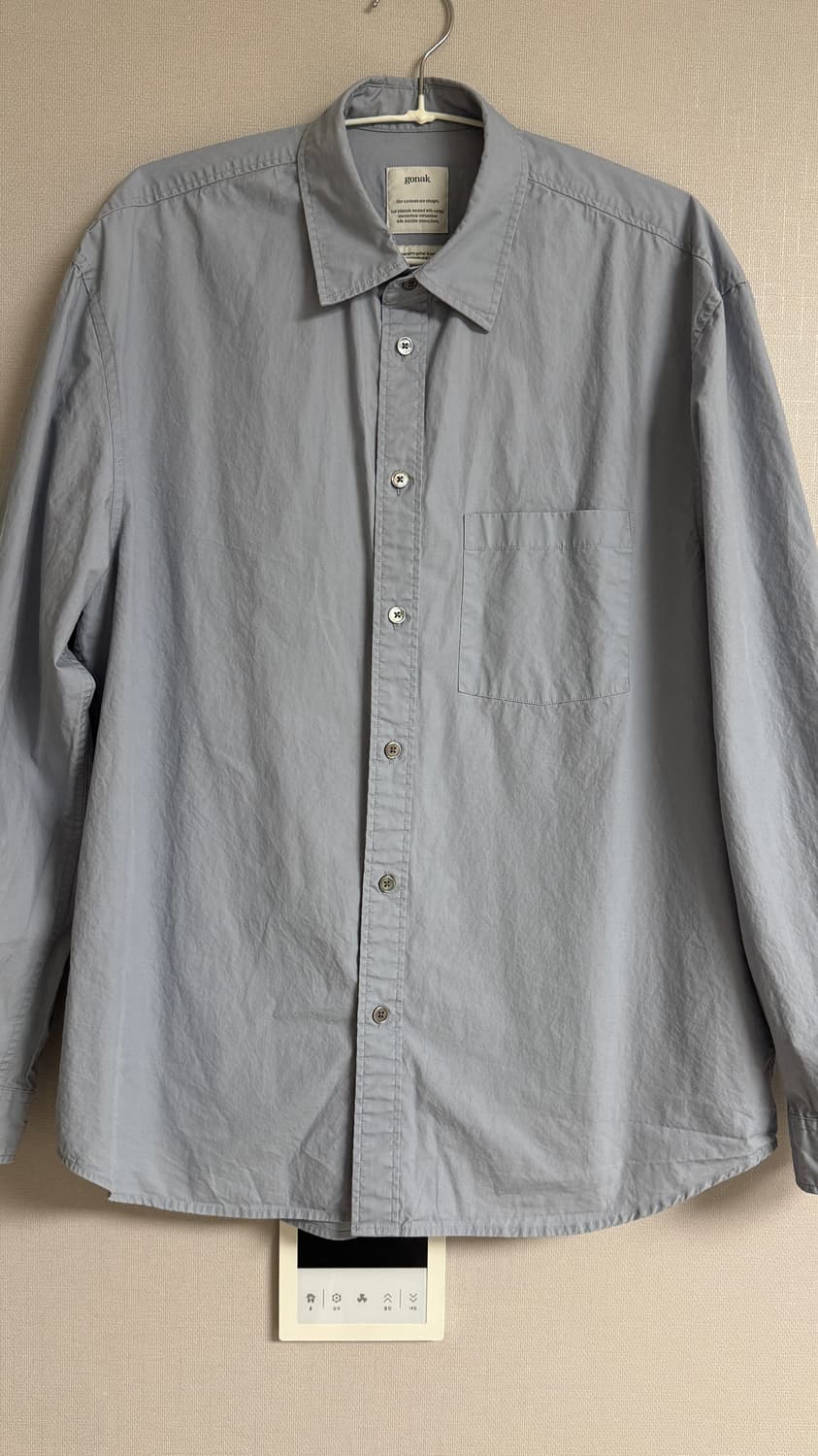 고낙 셔츠 블루그레이 (2) 상품이미지1