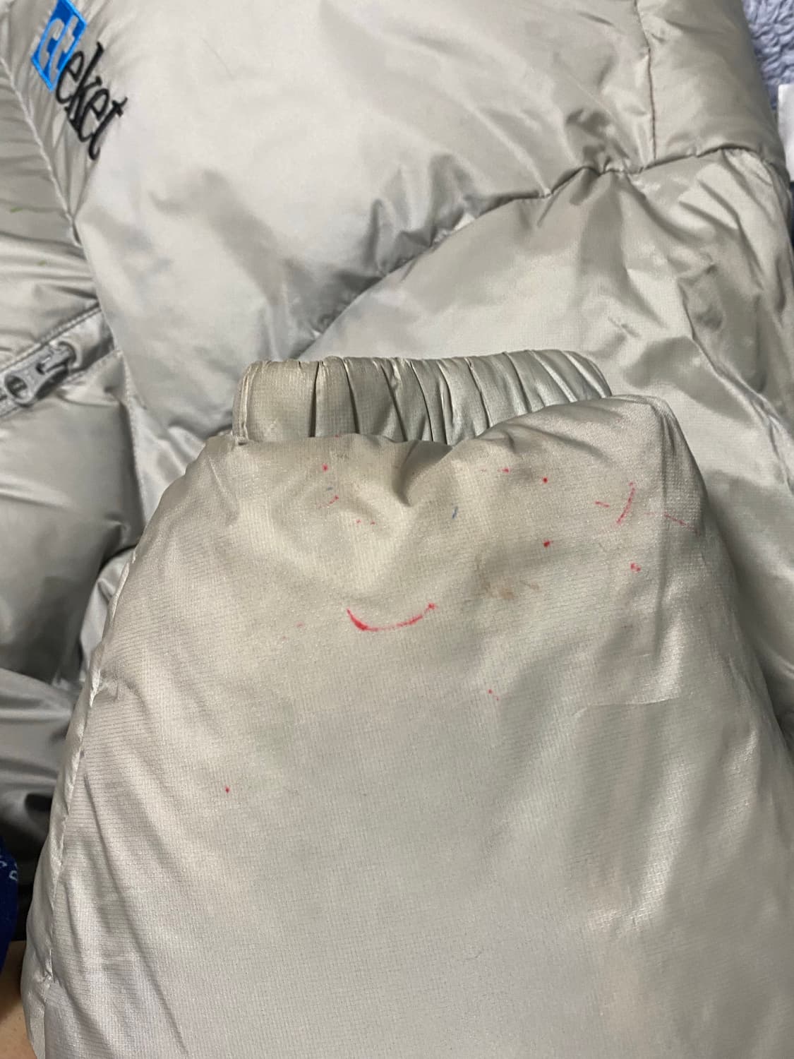 테켓 리버시블 패딩 m 상품이미지6