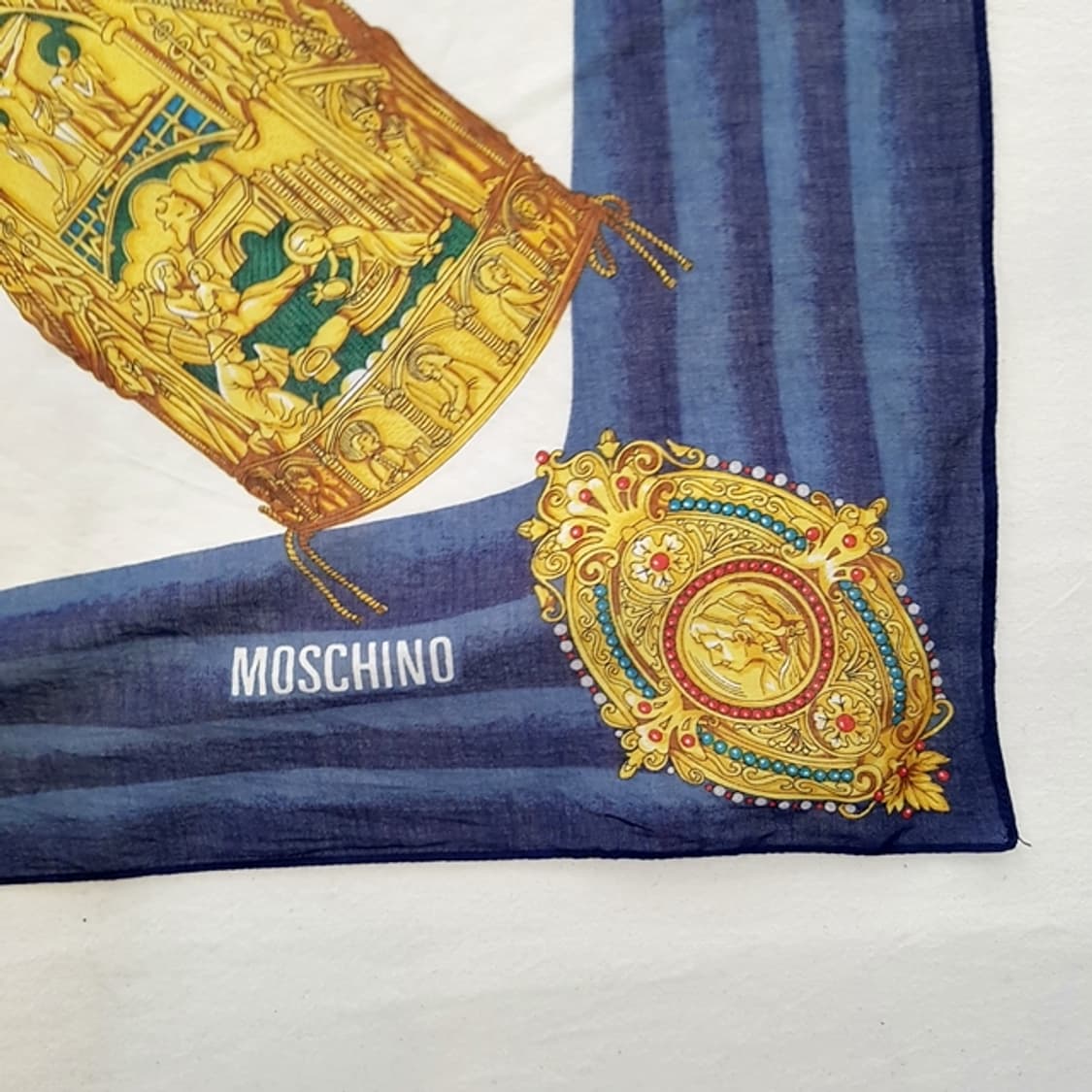 MOSCHINO 모스키노 코튼 스카프 상품이미지4