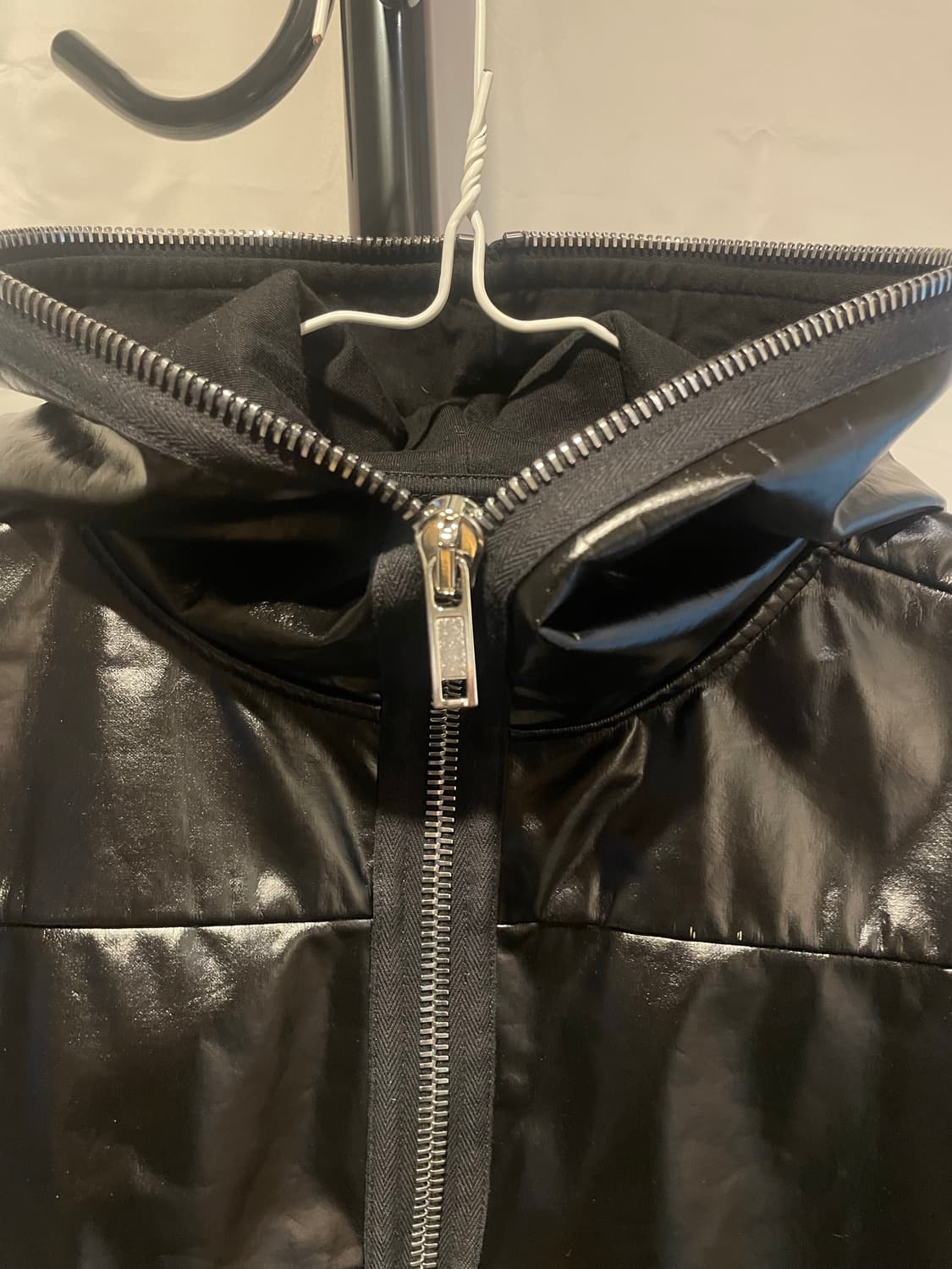 릭오웬스 코팅 김프 후드집업 상품이미지3