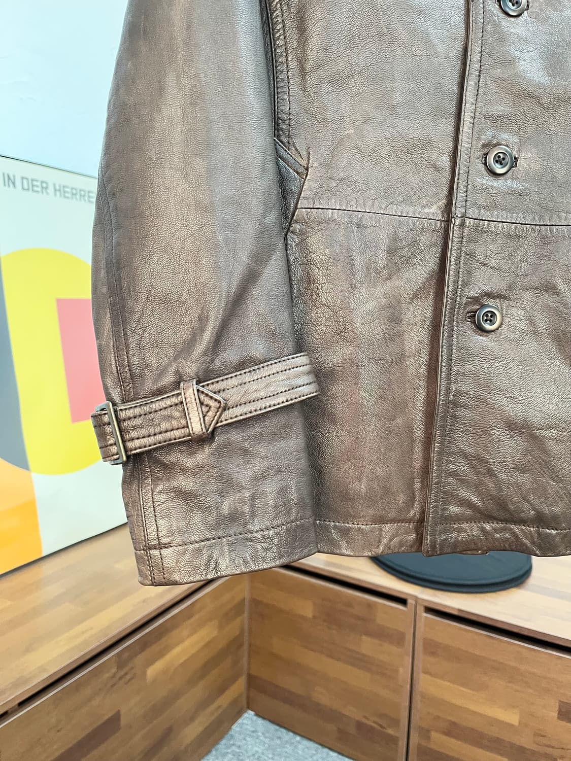 테테 옴므 라이더 램스킨 레더 재킷  상품이미지7