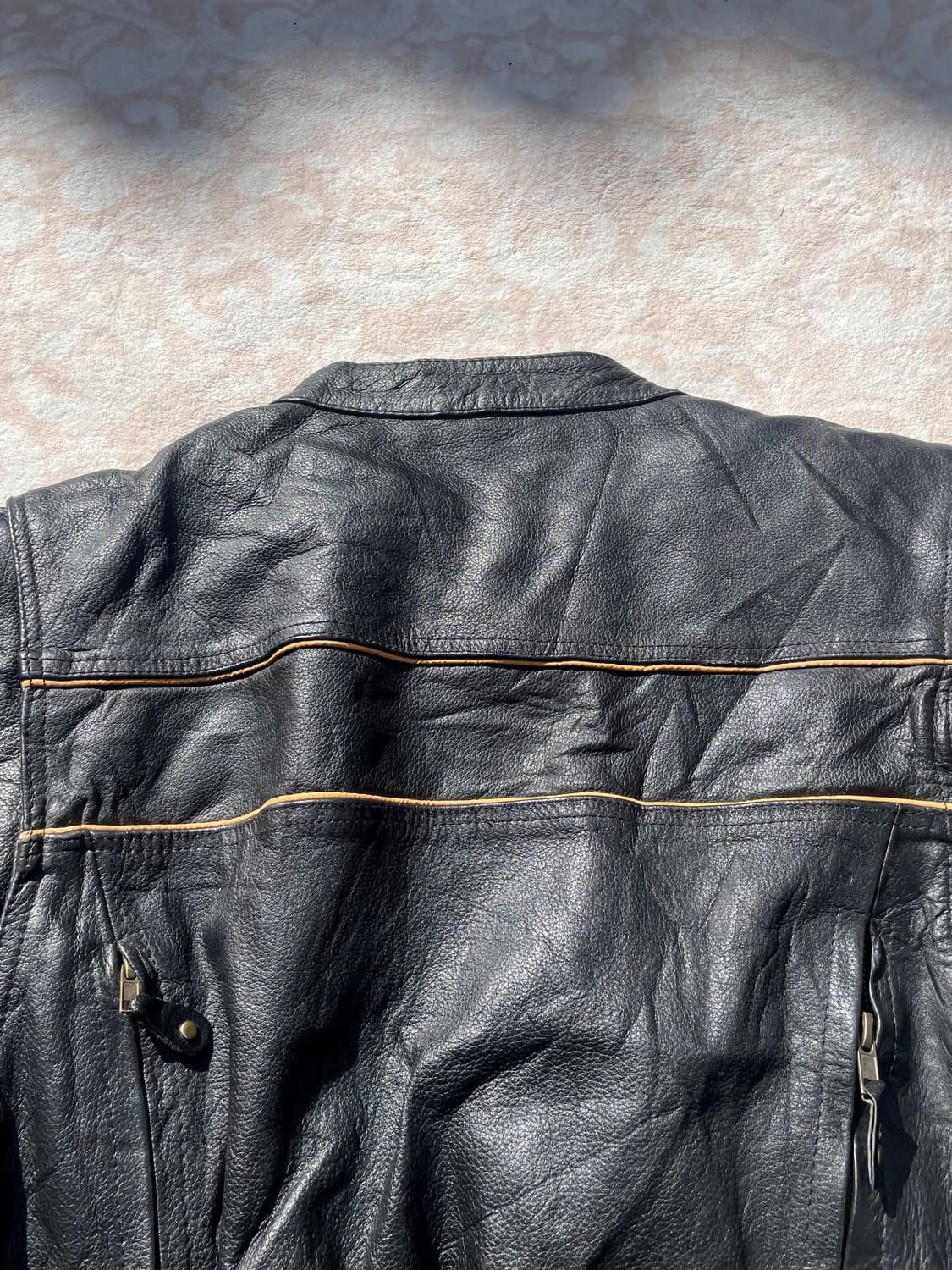 빈티지 리얼레더 바이커자켓  상품이미지9
