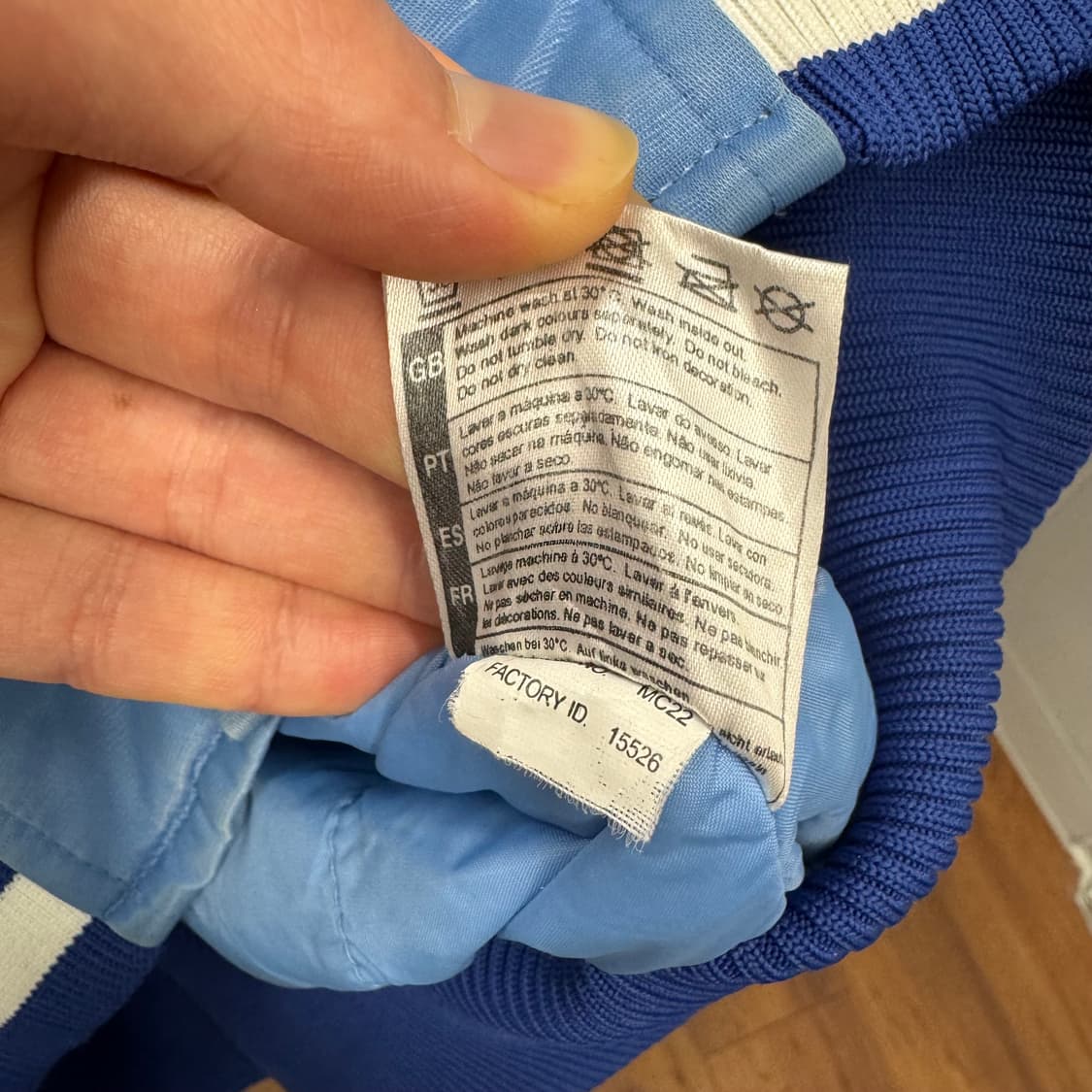 마제스틱 코퍼스타운 바시티 베스트 전면 브루클린 로고 포인트 스카이블루 상품이미지6