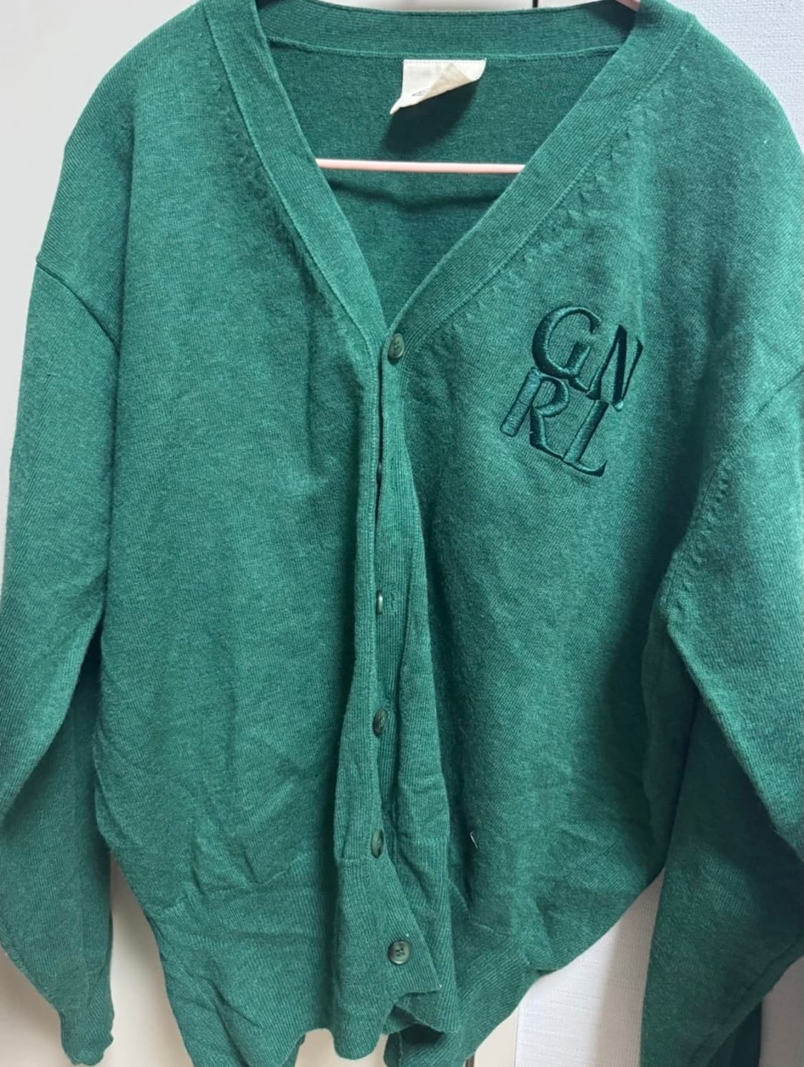 제너럴아이디어 그린 가디건 상품이미지4