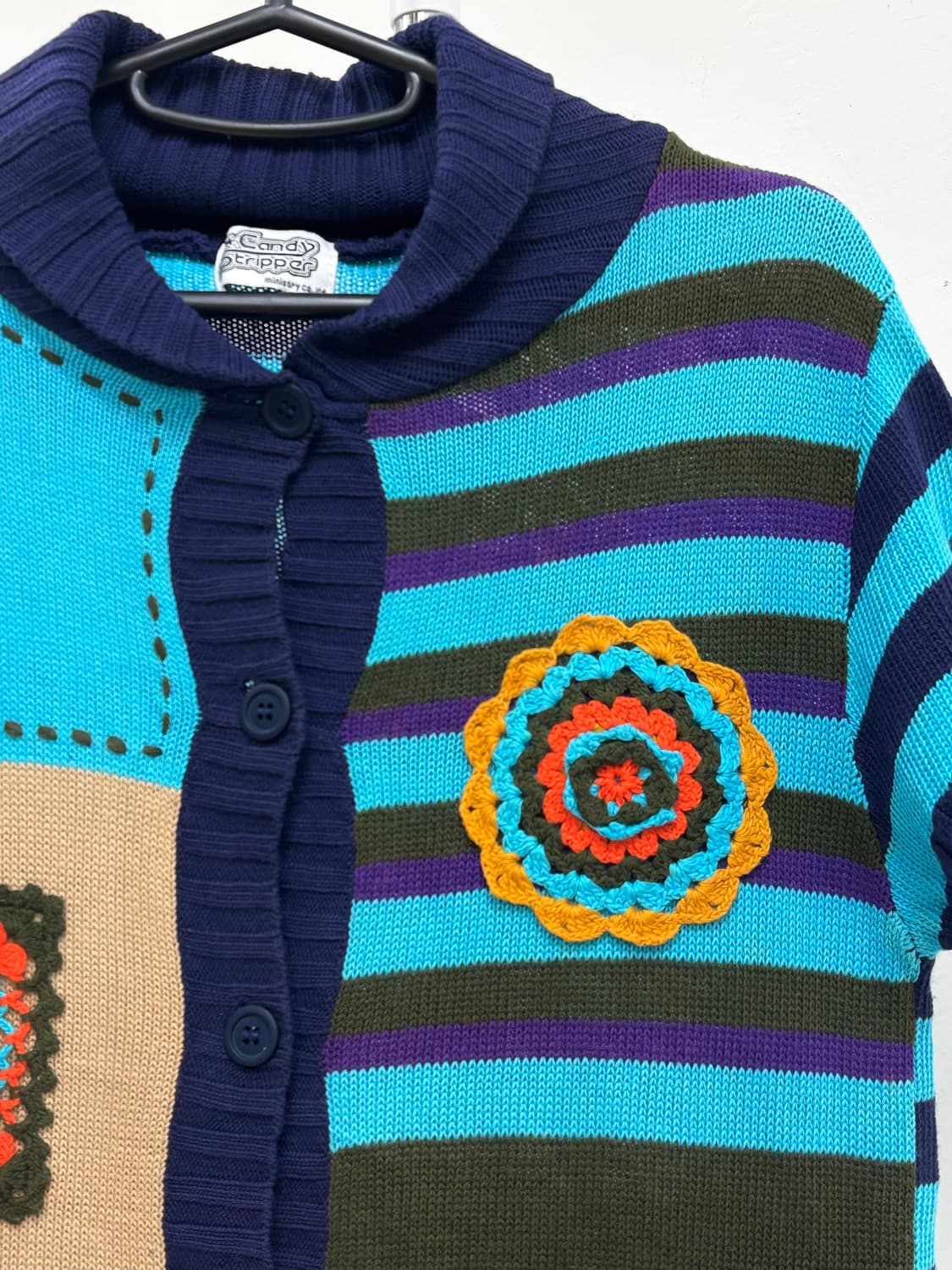 빈티지 유니크 하프 니트 상품이미지6