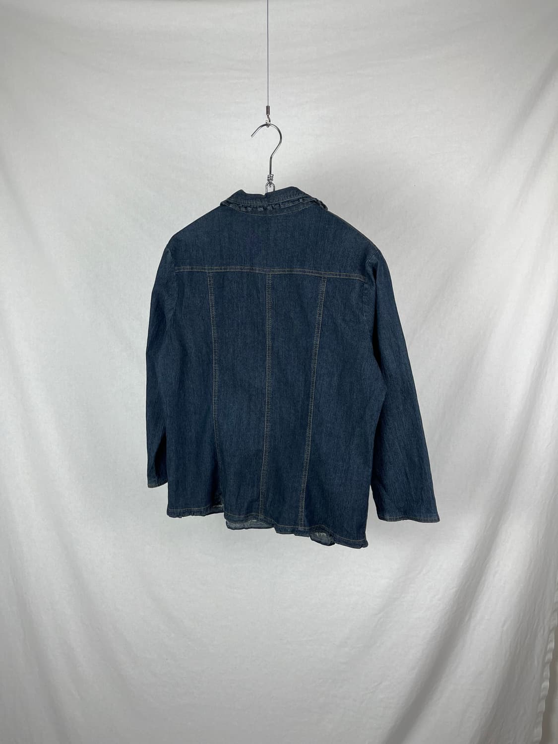 Vintage 레이스 판넬 데님셔츠  상품이미지5