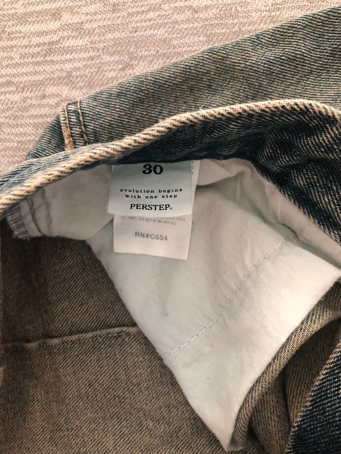 Deep washing denim pants 워싱 데님 팬츠 상품이미지3