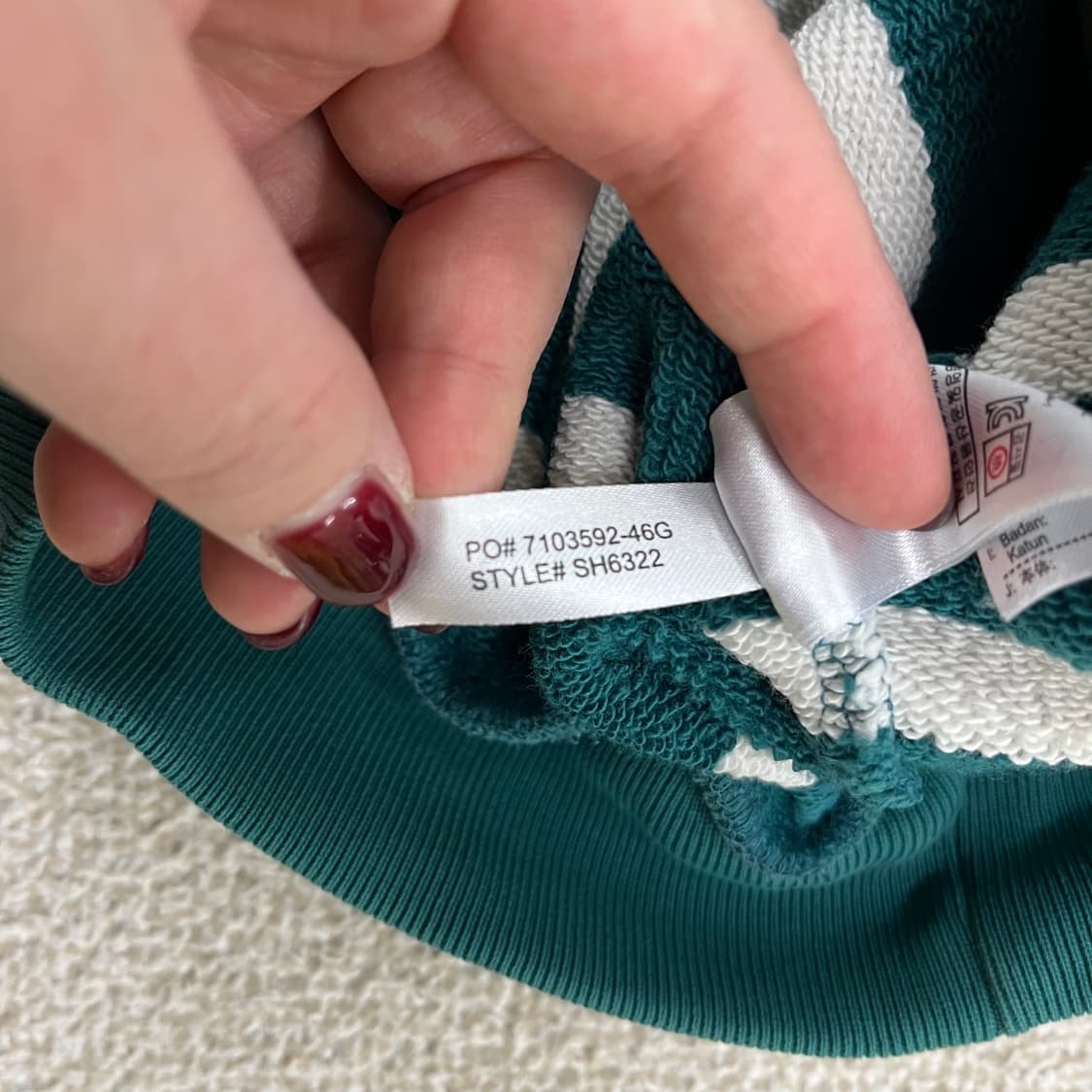 [4] 라코스테 슬림핏 스트라이프 맨투맨 스웻셔츠 0105M1 상품이미지5