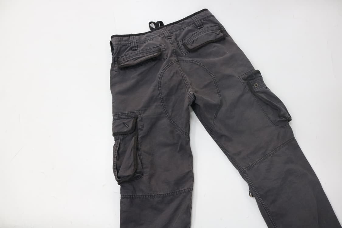 빈티지 차콜 그레이 멀티 포켓 카고 팬츠 상품이미지9