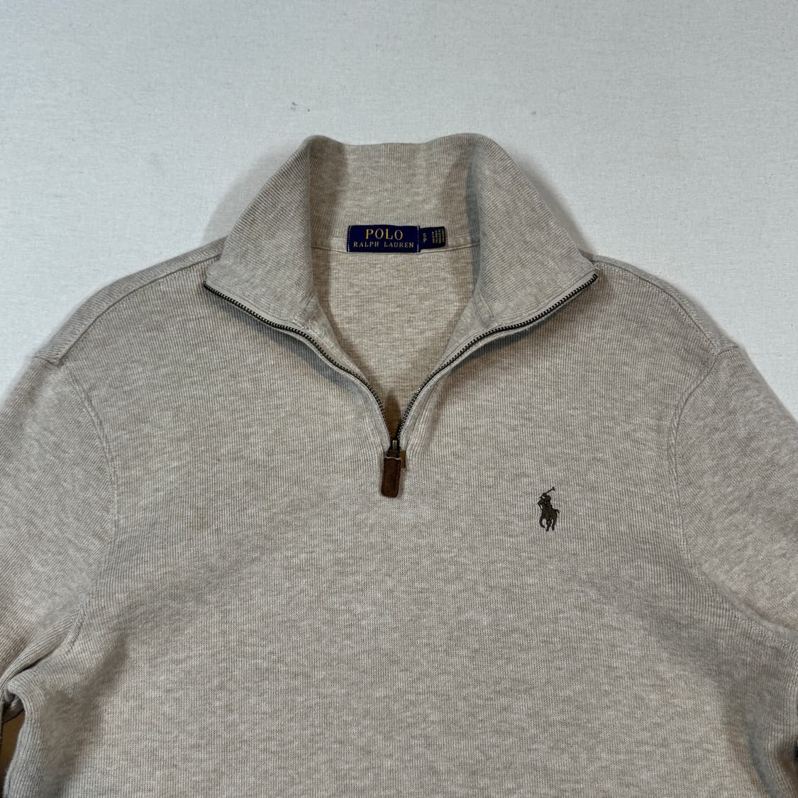S) 폴로 랄프로렌 반집업 풀오버 코튼 니트 상품이미지4