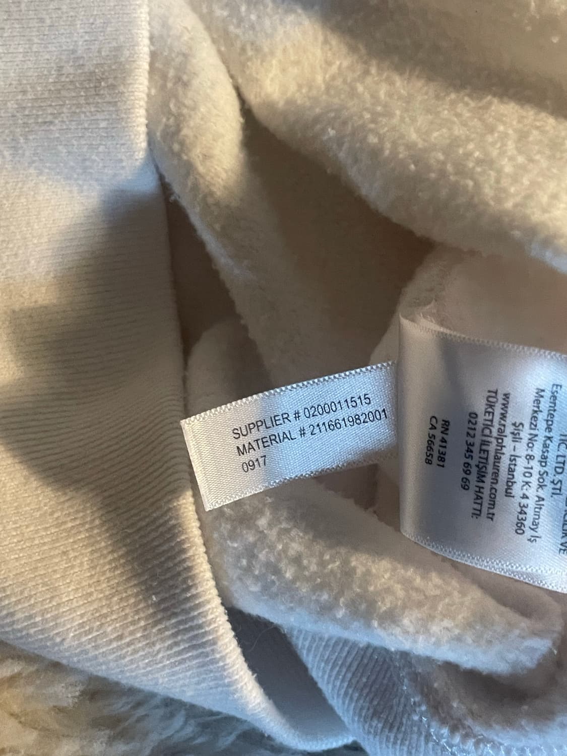 폴로 랄프로렌 빅포니 성조기 후드집업 화이트 상품이미지4