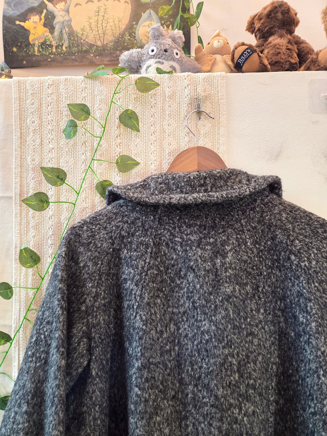 알파카 포켓 카라 코트 상품이미지6