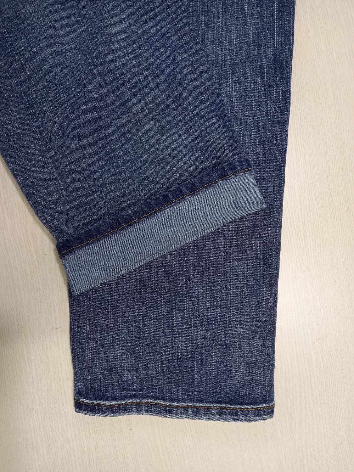 38 &DENIM 워싱 스판 일자진 38-156 상품이미지5