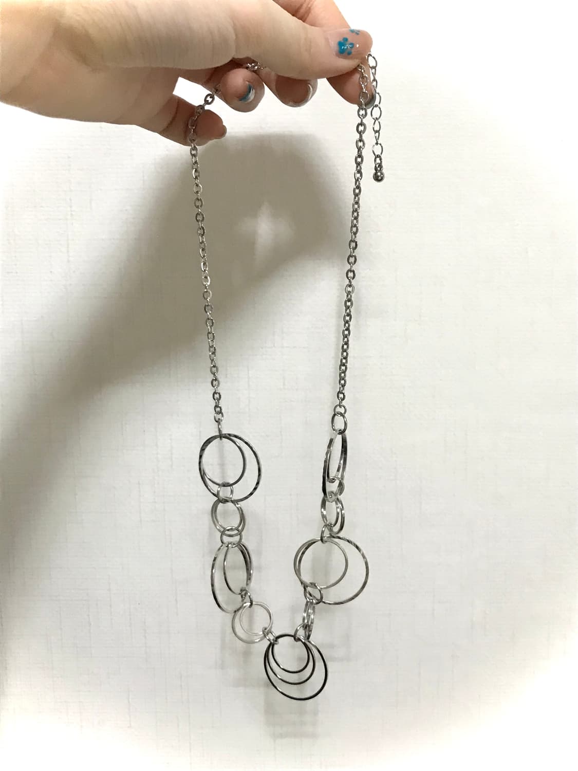 빈티지 링 체인 목걸이 락시크 갸루 레이어드 상품이미지4