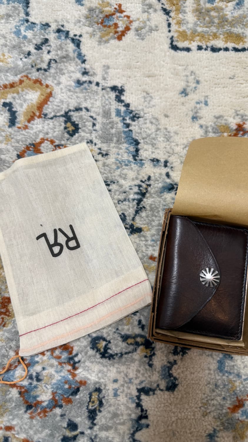 더블알엘 레더 카드 케이스 다크 브라운 상품이미지2