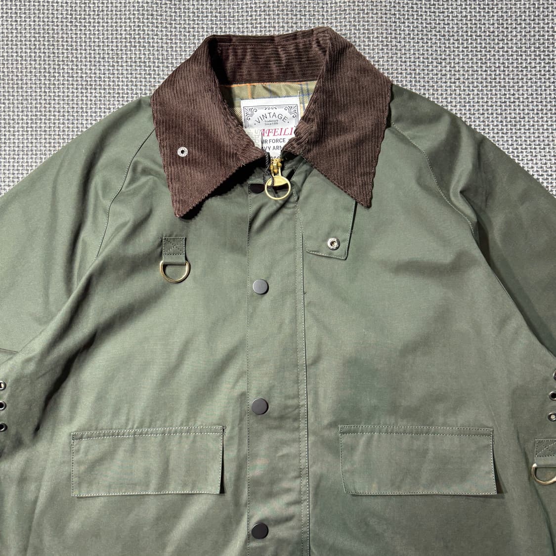 빈티지 사파리 헌팅 자켓 상품이미지2