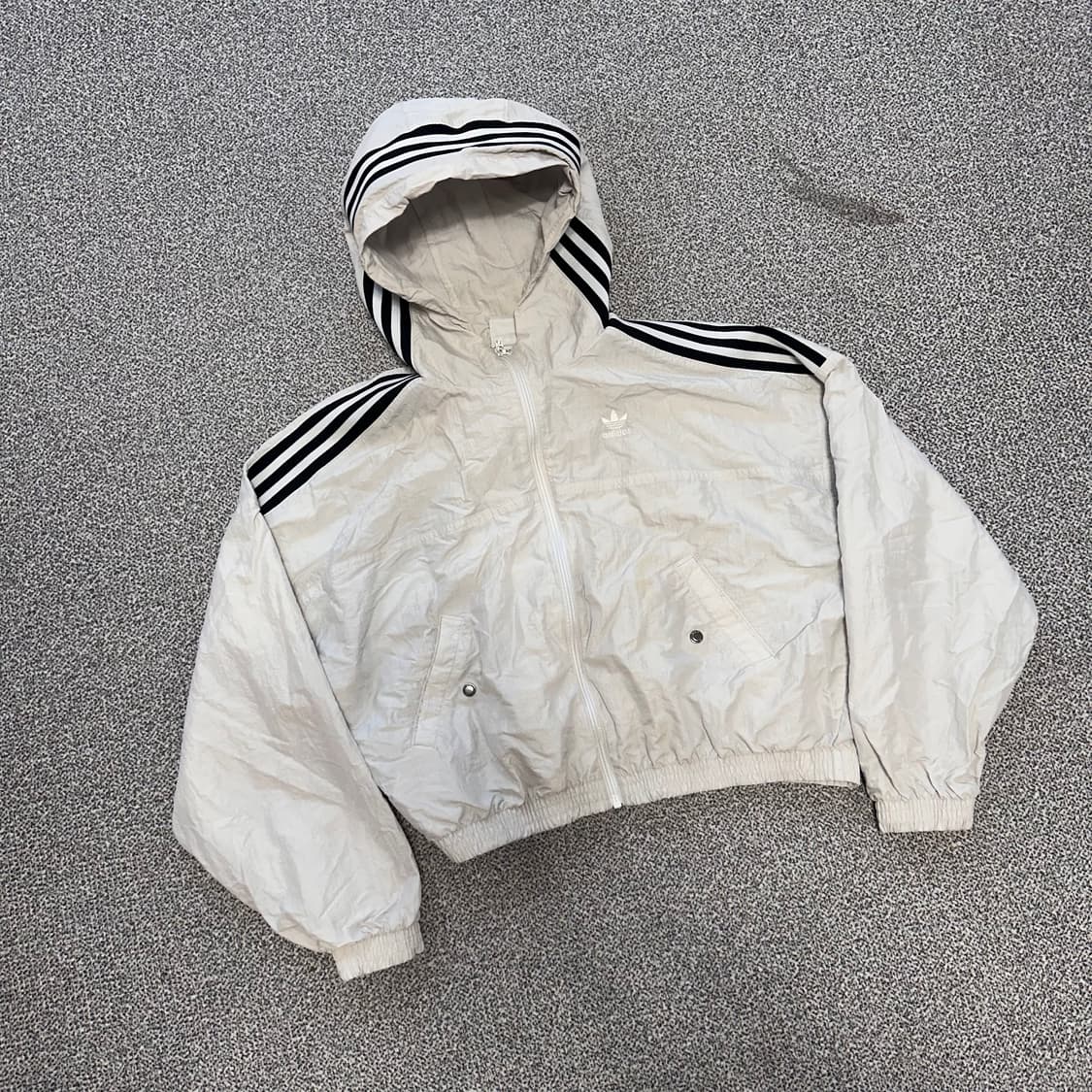 아디다스 삼선 바람막이 화이트 상품이미지1