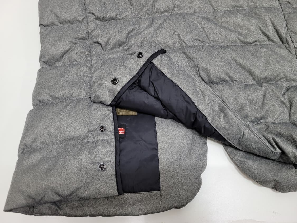 KOLON 코오롱 구스 다운 경량 패딩 자켓 / 남 100 그레이 상품이미지7