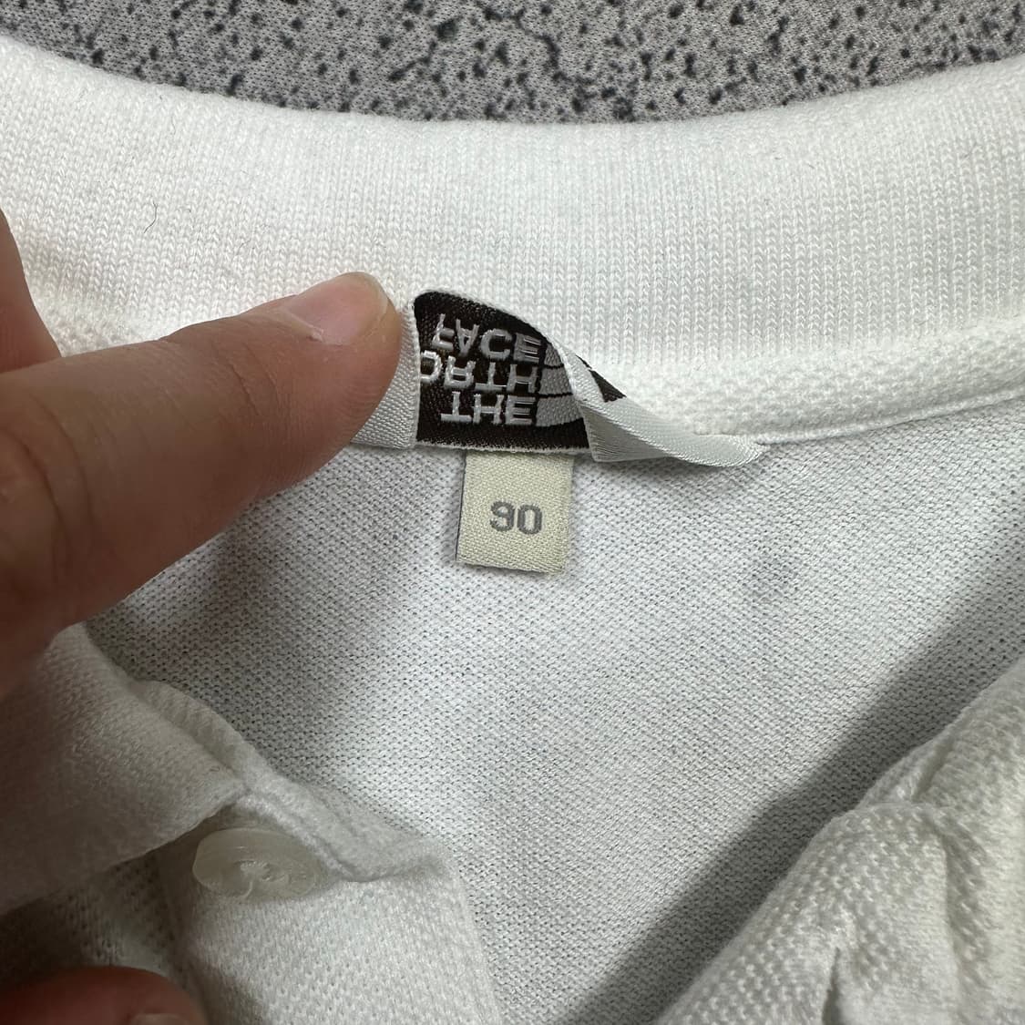 ✨ (바배) 노스페이스 화이트라벨 카라 반팔티  상품이미지4