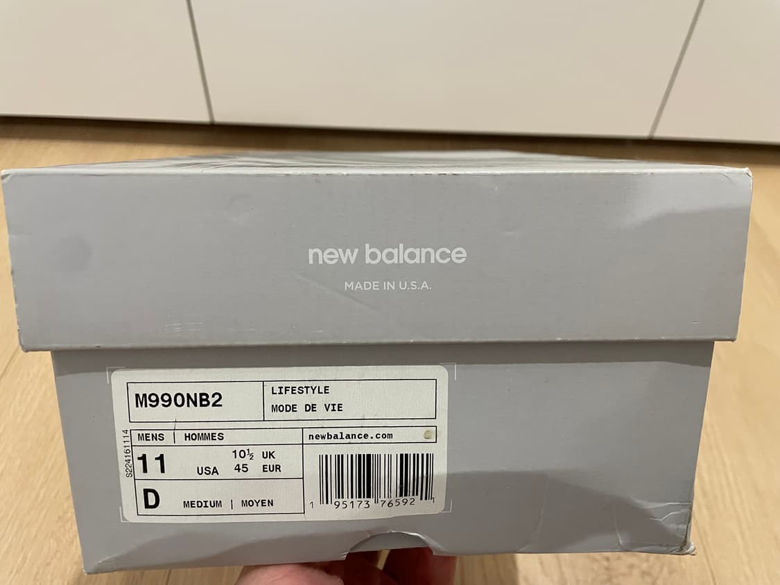 뉴발란스 990v2네이비 290 상품이미지3