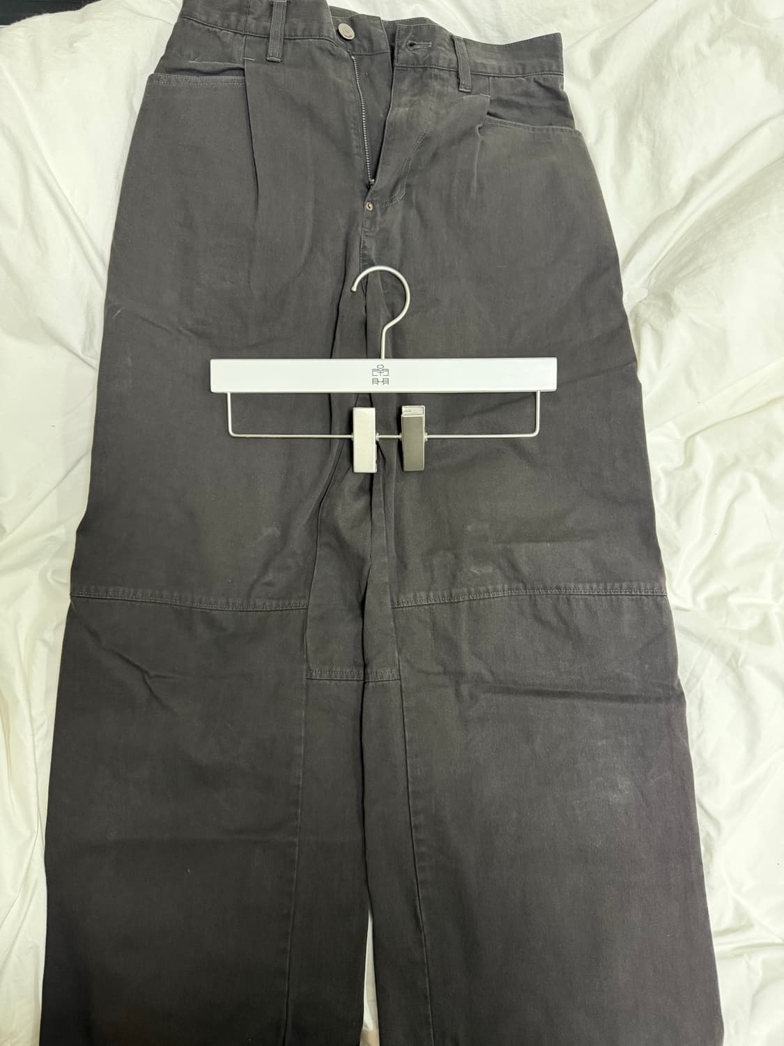 (1)폴리테루 1011 고시마 팬츠 리벳 플라워 딥차콜 상품이미지2