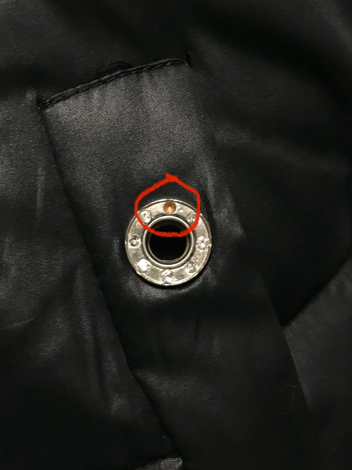 빈티지 펑크 2way 큐빅 버튼 패딩 자켓 상품이미지10