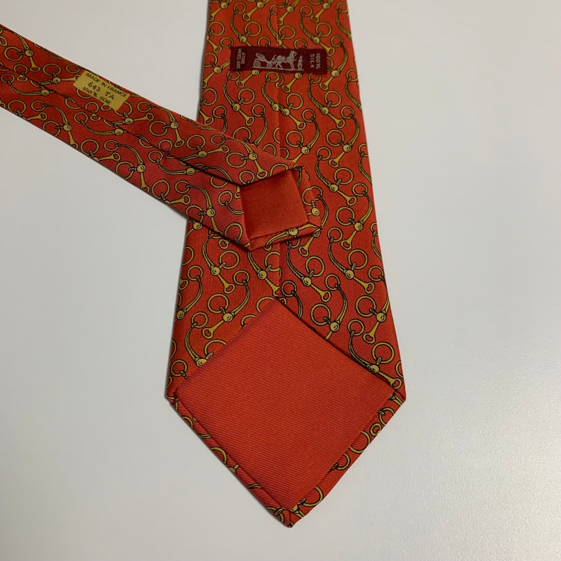 에르메스(HERMES) 프랑스 100실크 명품넥타이 최상급 A+등급 상품이미지6