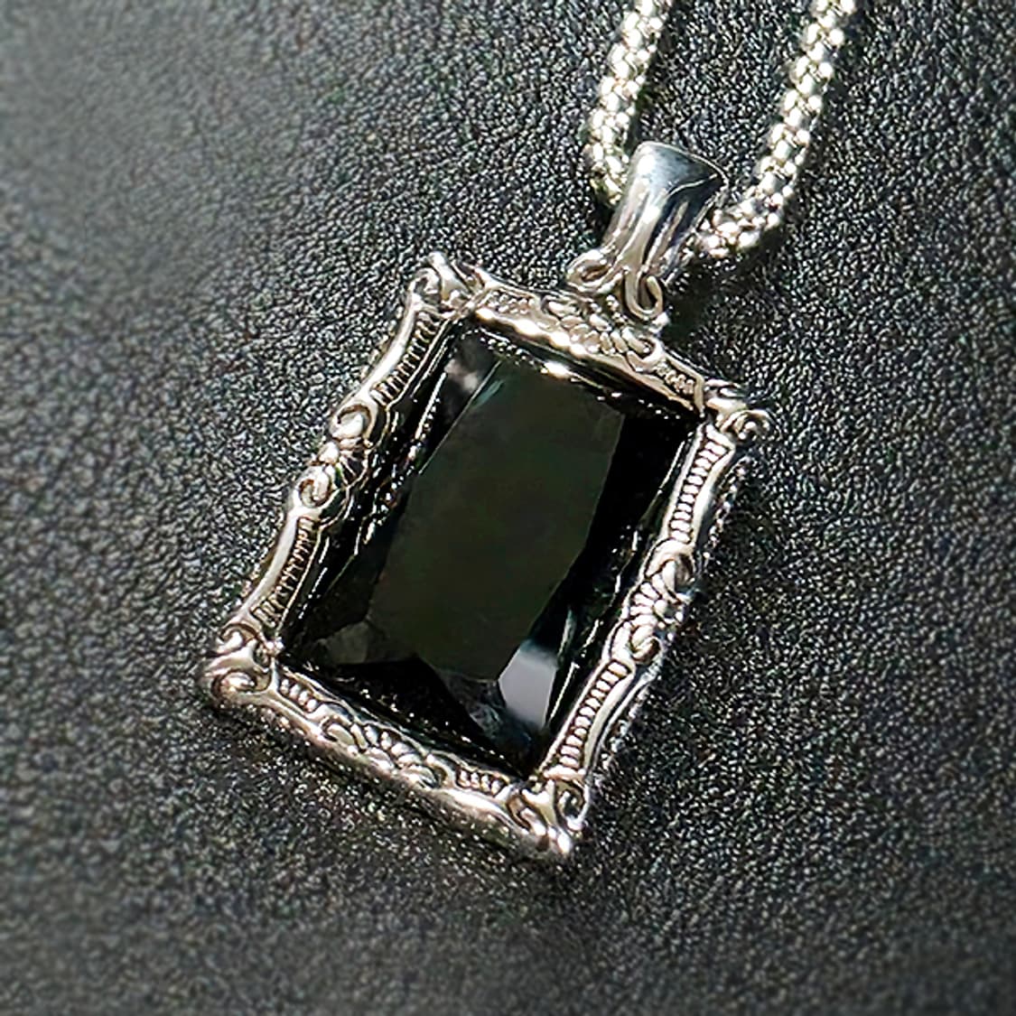 Darkpane 티타늄 펜던트 빈티지 엔틱 바로크 고딕 남자 목걸이 상품이미지1