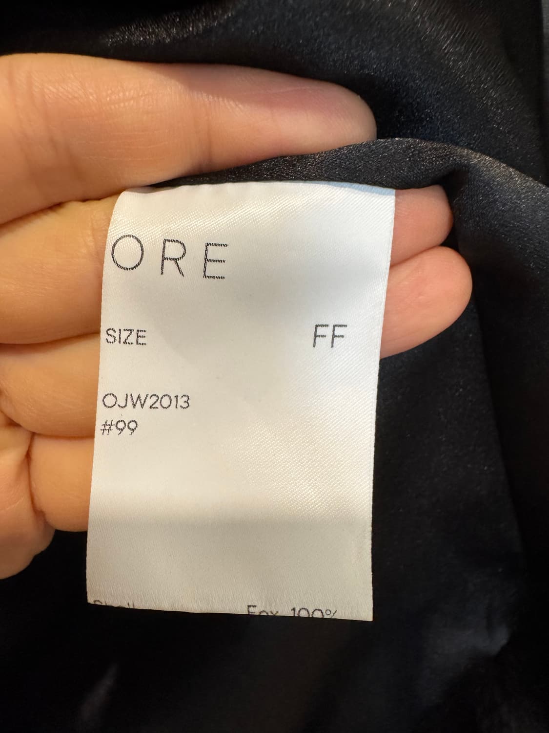 오어 ore 폭스퍼 자켓 상품이미지7