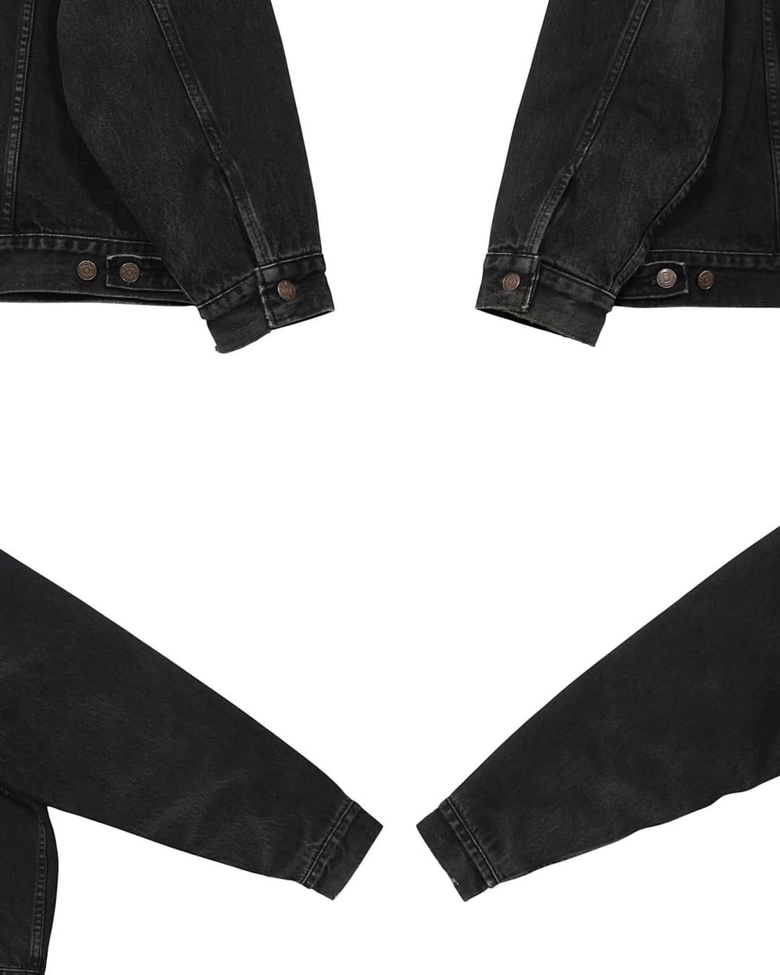 1995 USA 리바이스 70699-4159 블랙 데님 자켓 빈티지 미제 상품이미지10