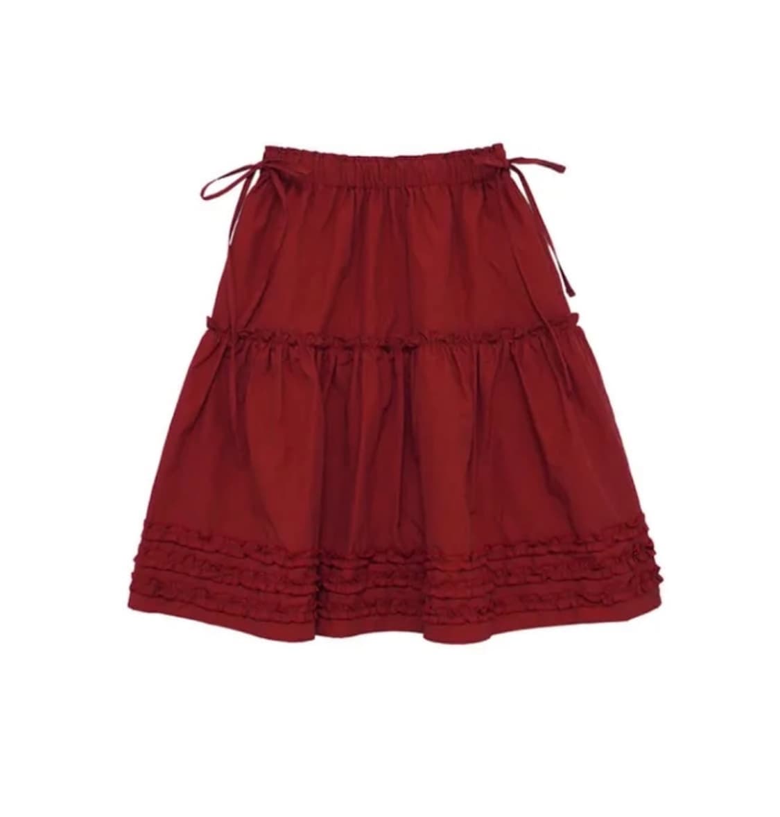 쿠키시 케이티 프릴 미디스커트  상품이미지1