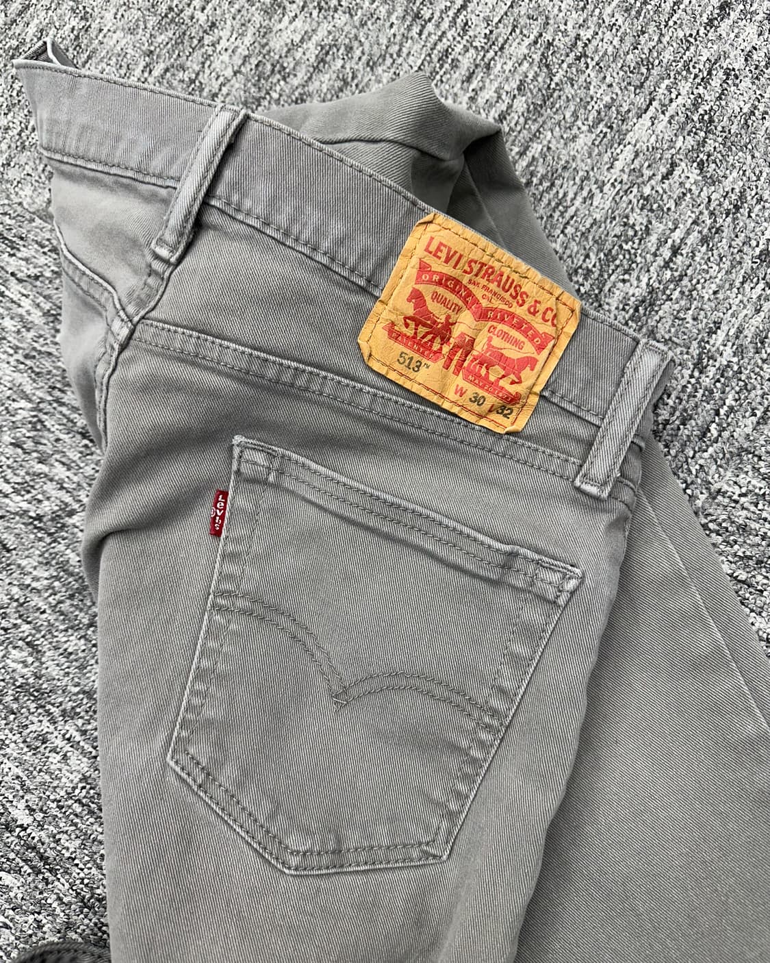 (허단40)리바이스 513 그레이-M1690 상품이미지5