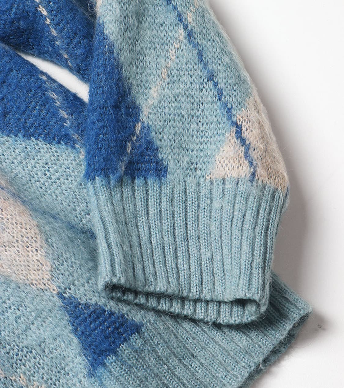 NEEDLES - ARGYLE MOHAIR CARDIGAN 상품이미지7