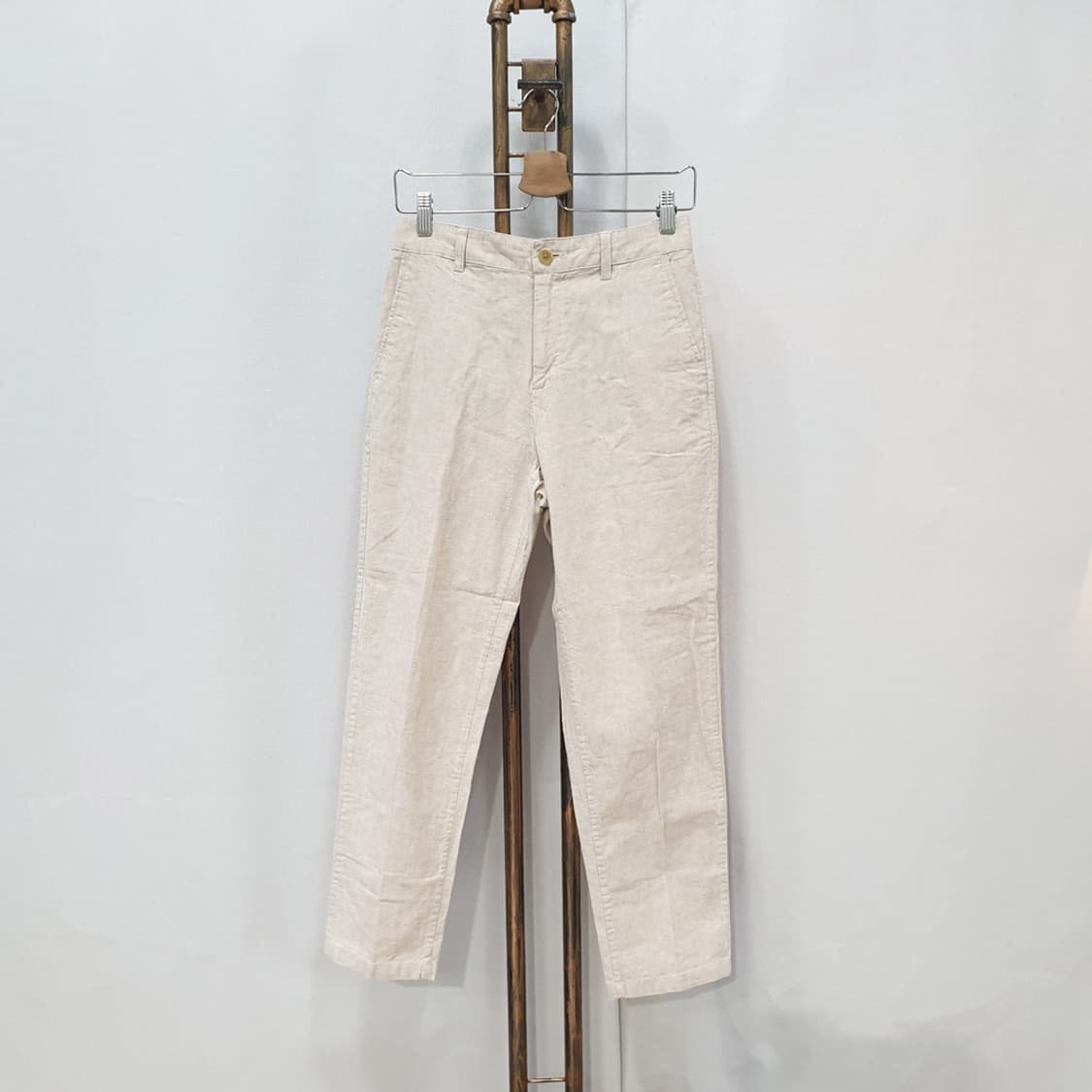유니클로 우먼 밴딩 린넨 바지 M (26~27) 상품이미지1