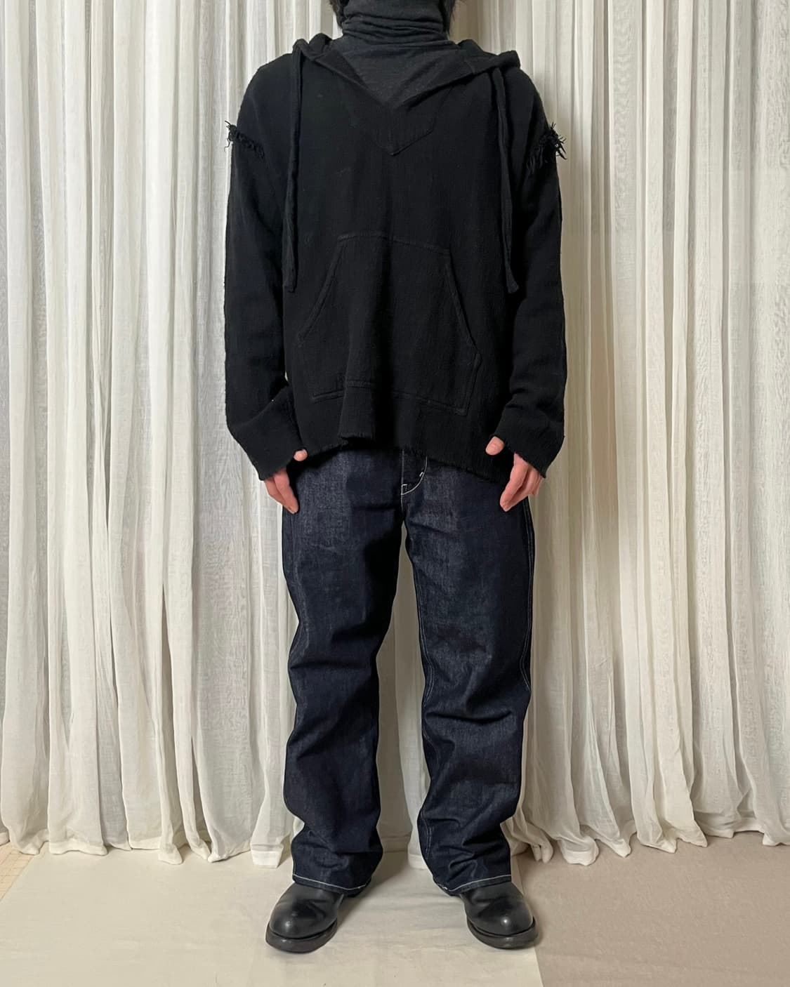 언유즈드 멕시코 판초 후드 unised mexico poncho 상품이미지9