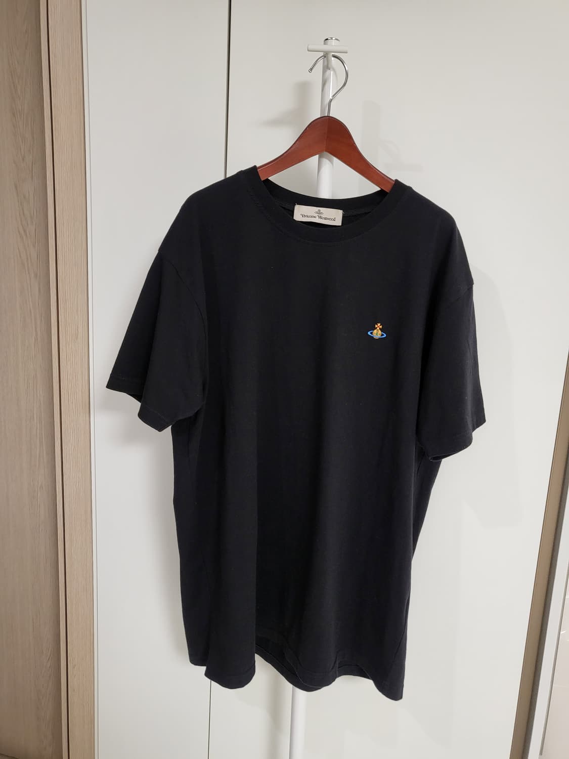 XL] 비비안웨스트우드 자수로고 반팔 티셔츠 상품이미지1