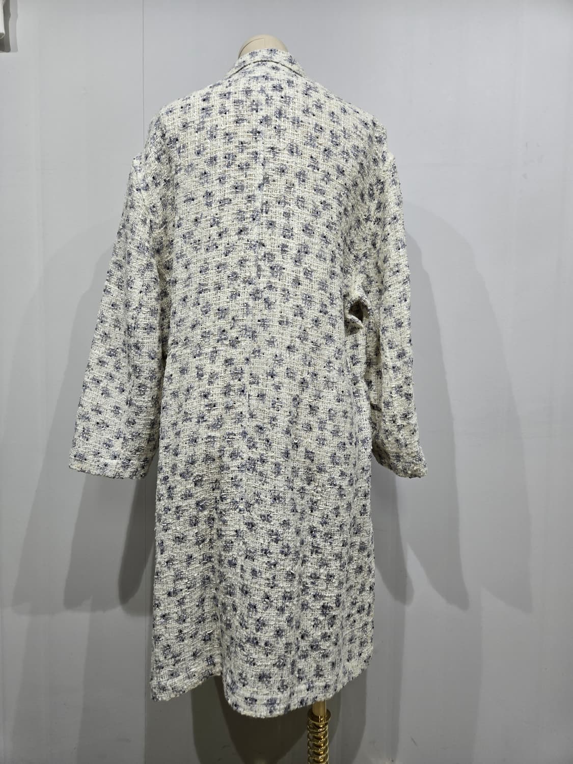 샤넬 트위드 롱 코트 빈티지 자켓 상품이미지4