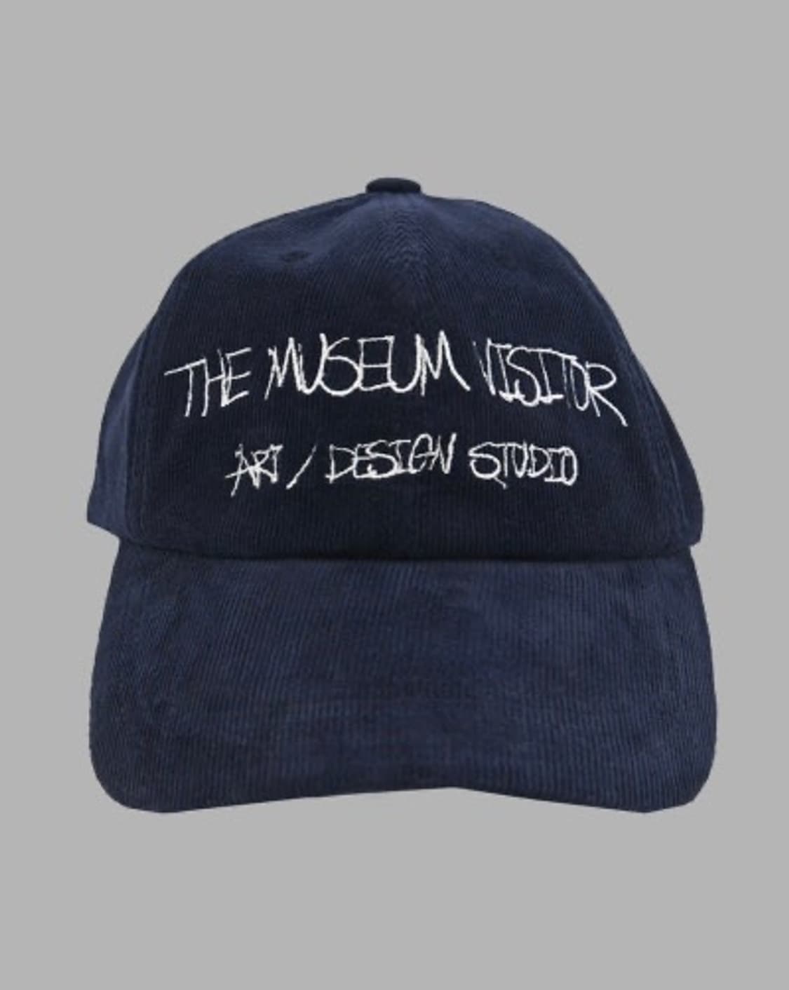 더뮤지엄비지터 코듀로이 볼캡 모자 네이비 상품이미지1