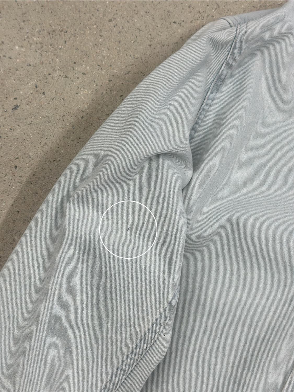 에비수 빅로고 데님 셔츠 자켓 상품이미지10